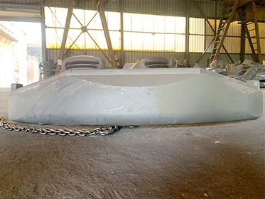 A Zunhua Shengjian Fanrong Machinery Co., Ltd. befejezte a farok-ellensúly minták szállítását új ügyfelek minikotróihoz