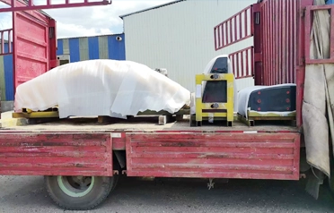 A Zunhua Shengjian Prosperous Machinery Parts új termékei globálissá válnak; a teherautódarukhoz való ellensúlyos vas mintáit sikeresen szállították Olaszországba.